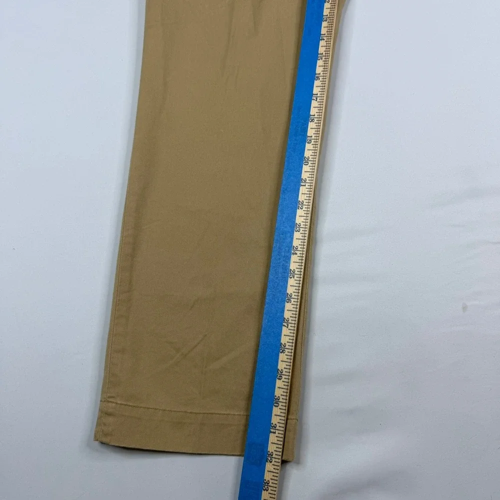 Polo Ralph Lauren Chino Pants Mens 38x32 Beige Stretch Straight Fit New